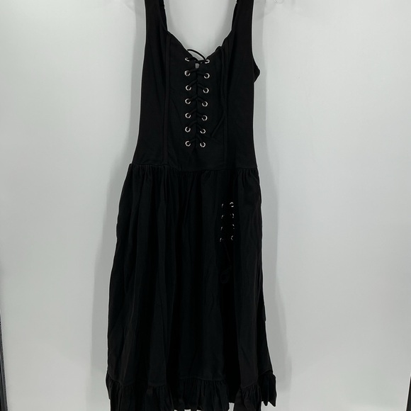 Forest ink Dollhouse Midi Dress new large - Picture 7 of 14